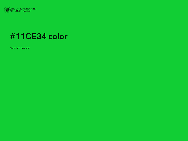 #11CE34 color image