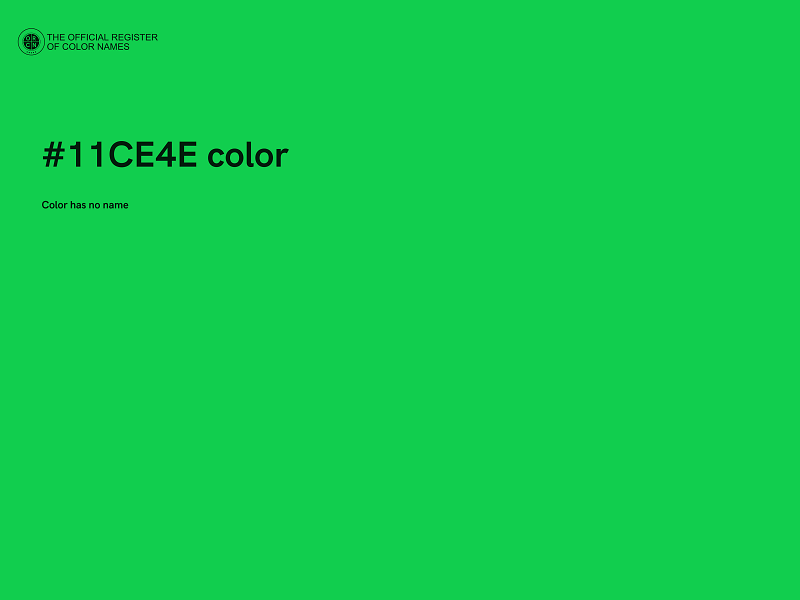 #11CE4E color image