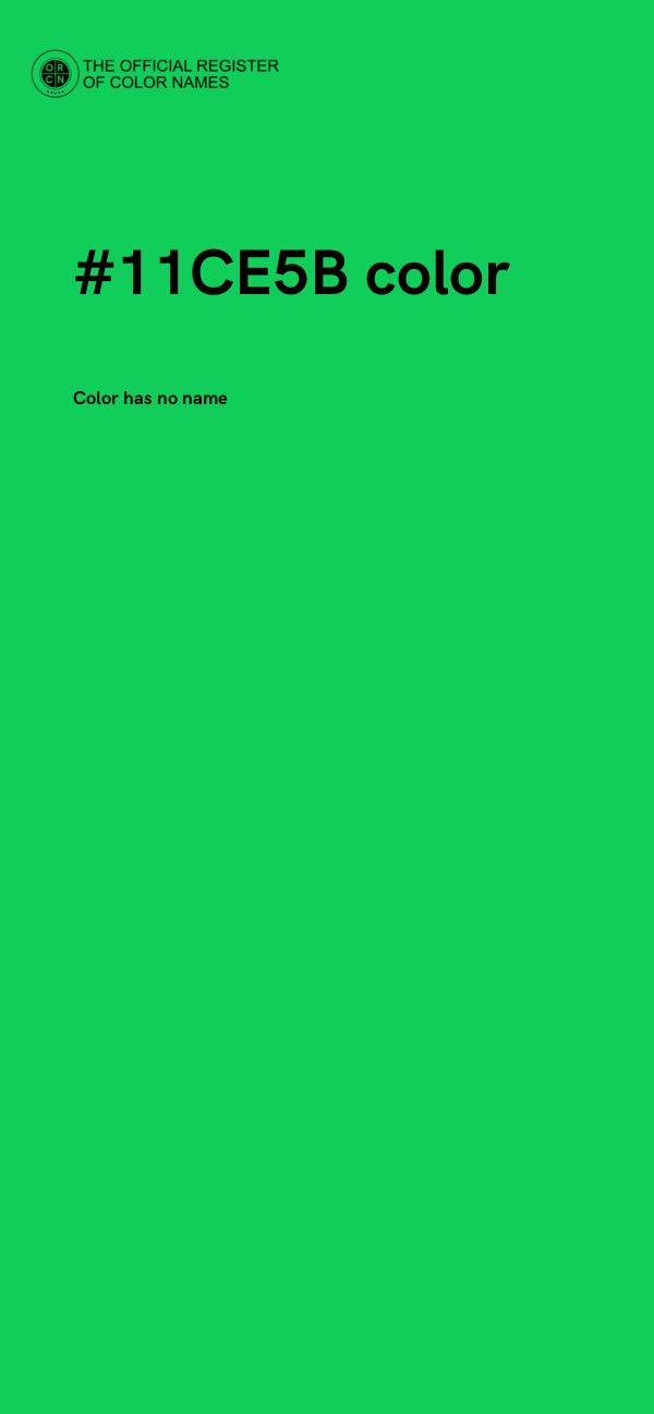 #11CE5B color image