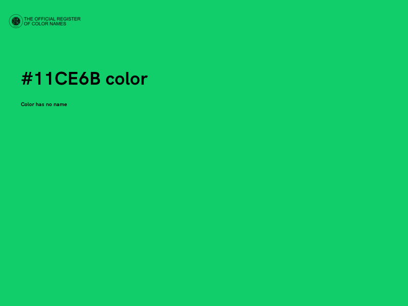 #11CE6B color image