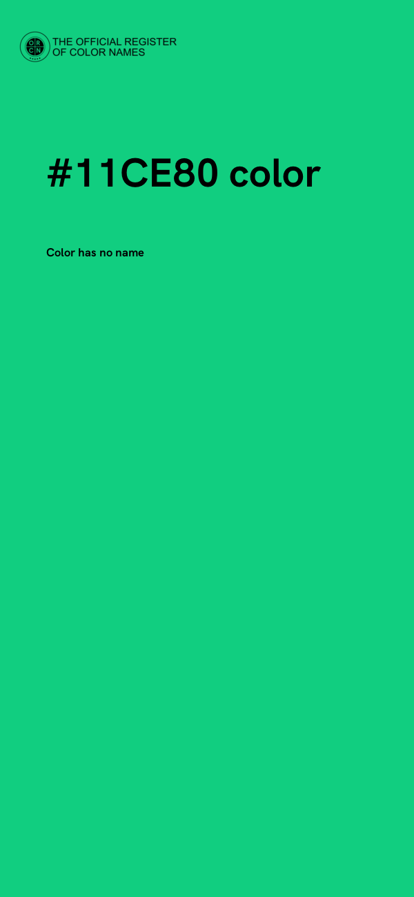 #11CE80 color image