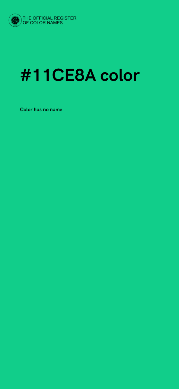 #11CE8A color image