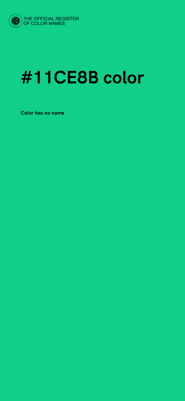 #11CE8B color image