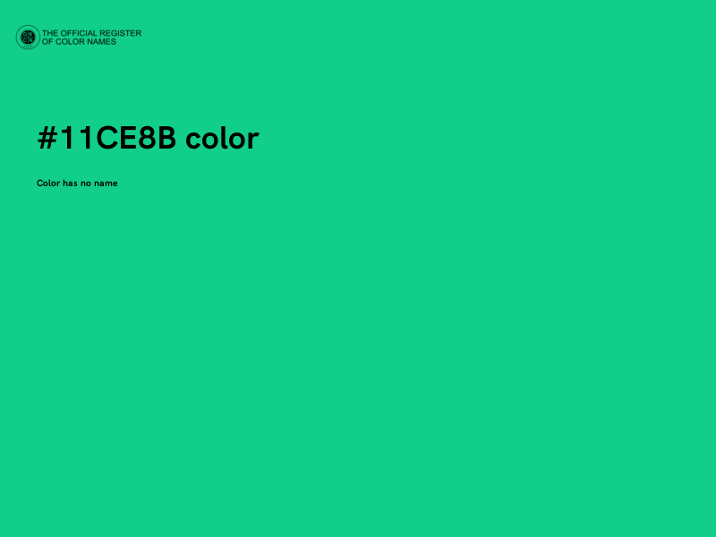 #11CE8B color image