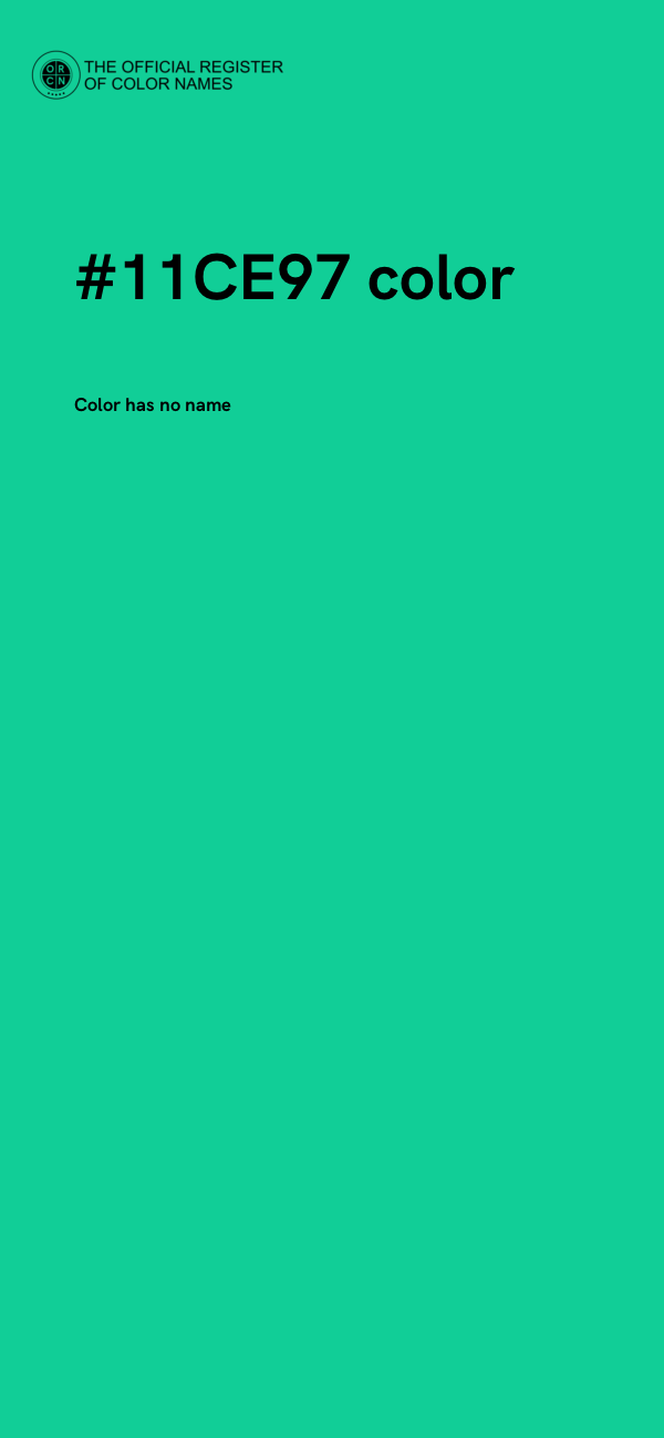 #11CE97 color image