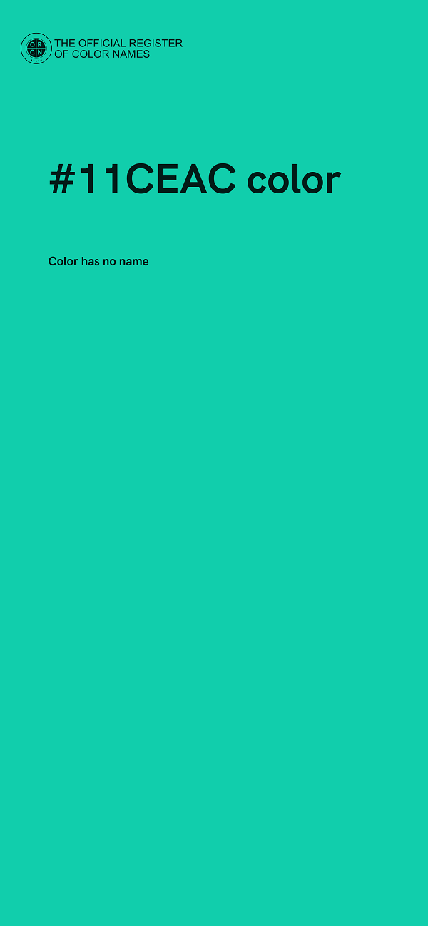 #11CEAC color image