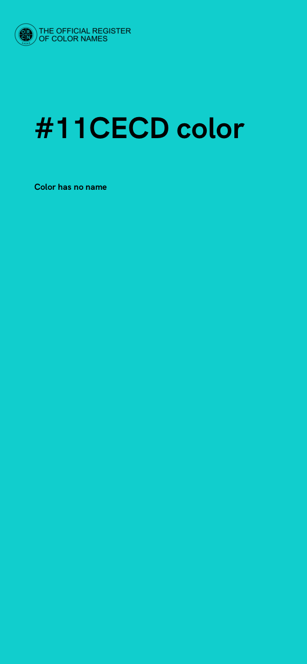 #11CECD color image