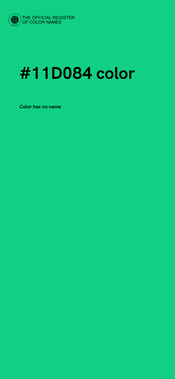 #11D084 color image