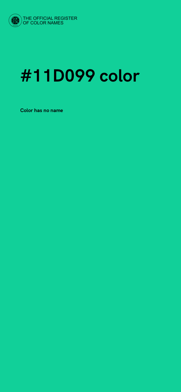 #11D099 color image
