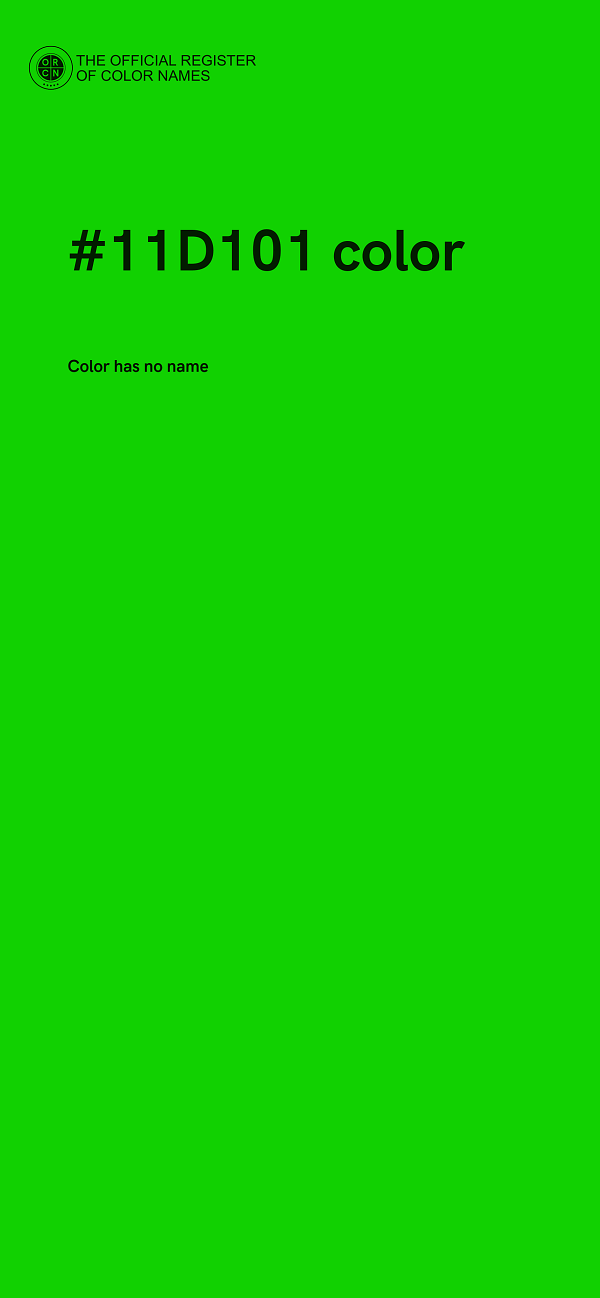 #11D101 color image