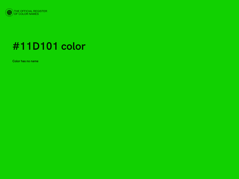 #11D101 color image