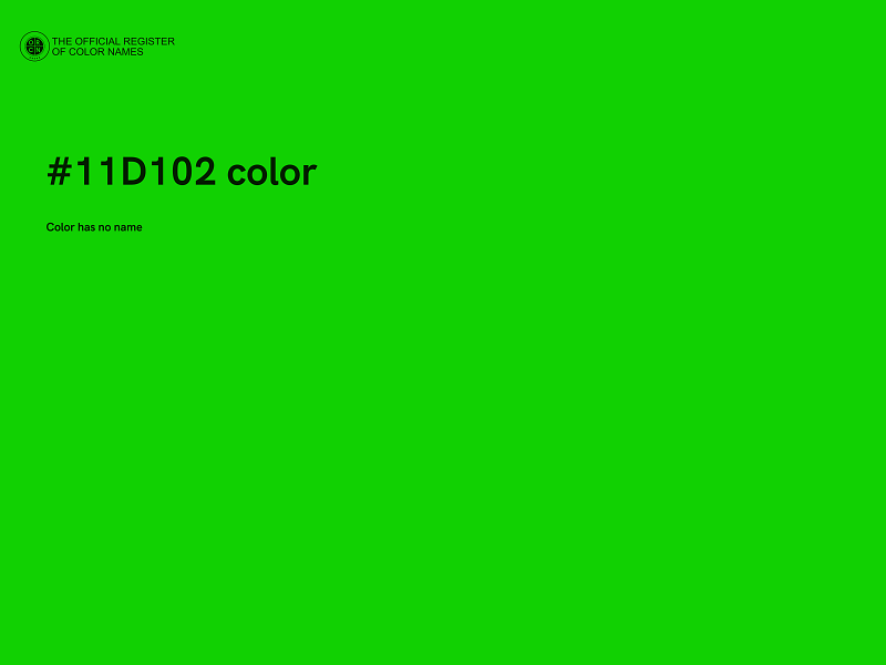 #11D102 color image