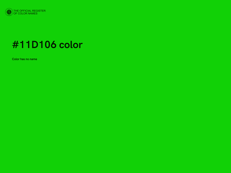 #11D106 color image