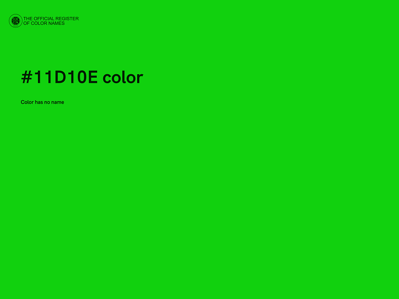 #11D10E color image