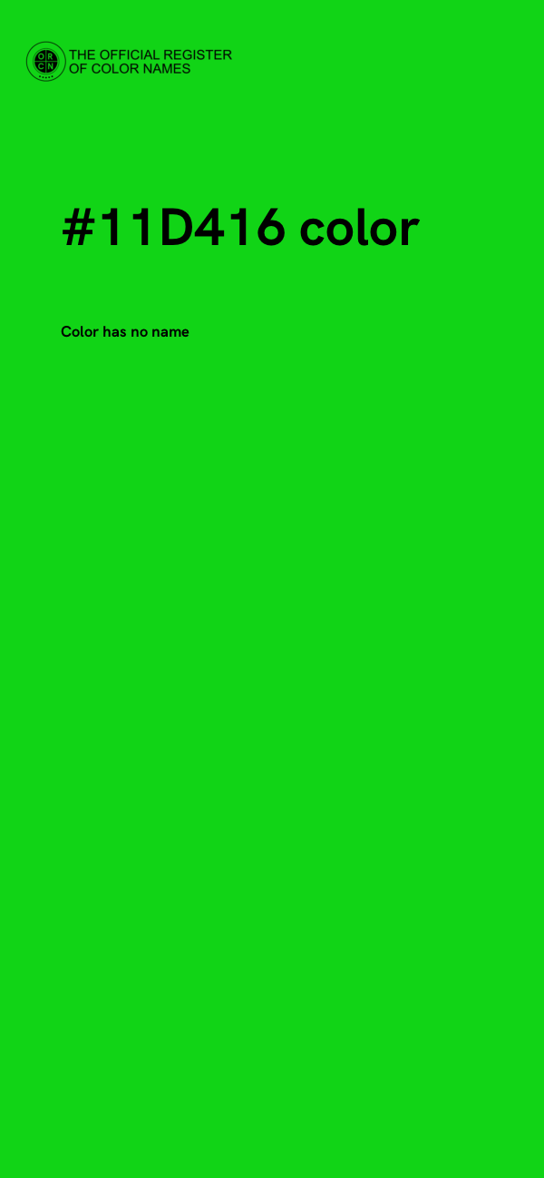 #11D416 color image