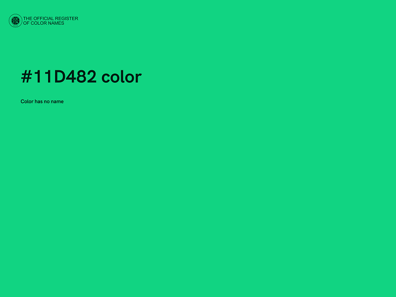 #11D482 color image