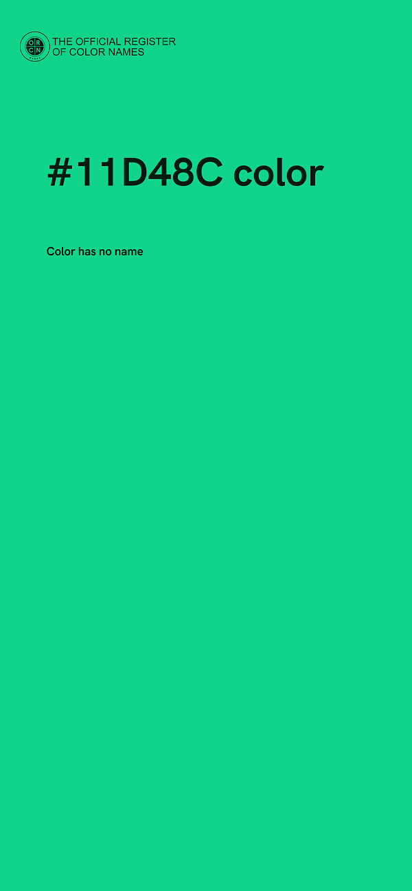#11D48C color image