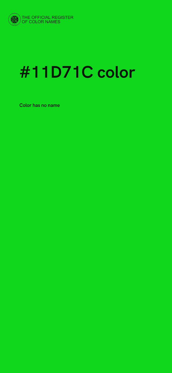 #11D71C color image