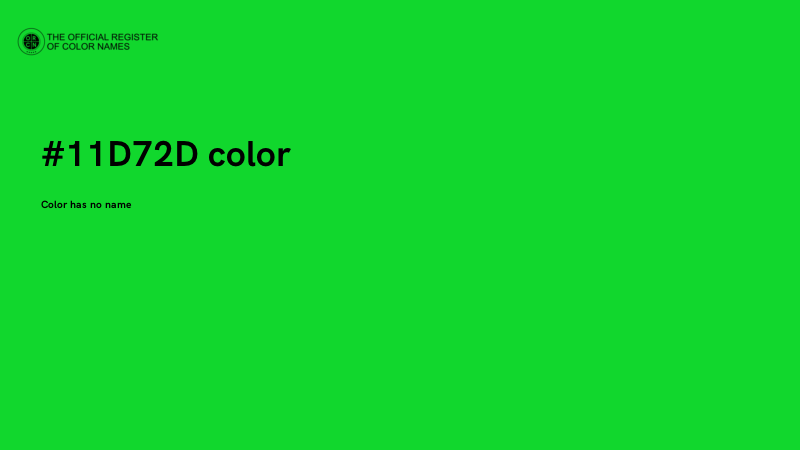 #11D72D color image