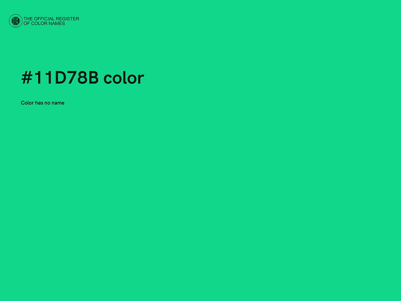 #11D78B color image