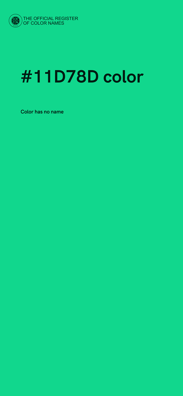 #11D78D color image