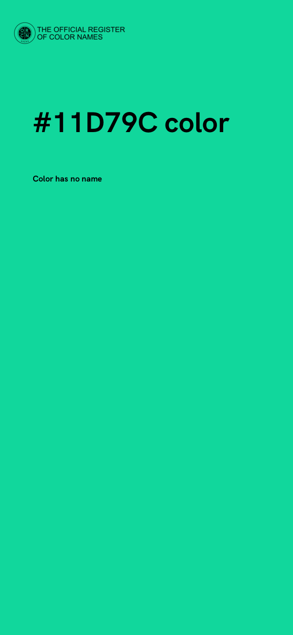 #11D79C color image