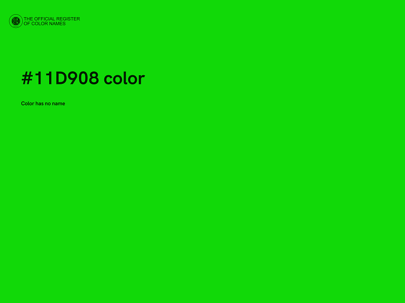 #11D908 color image