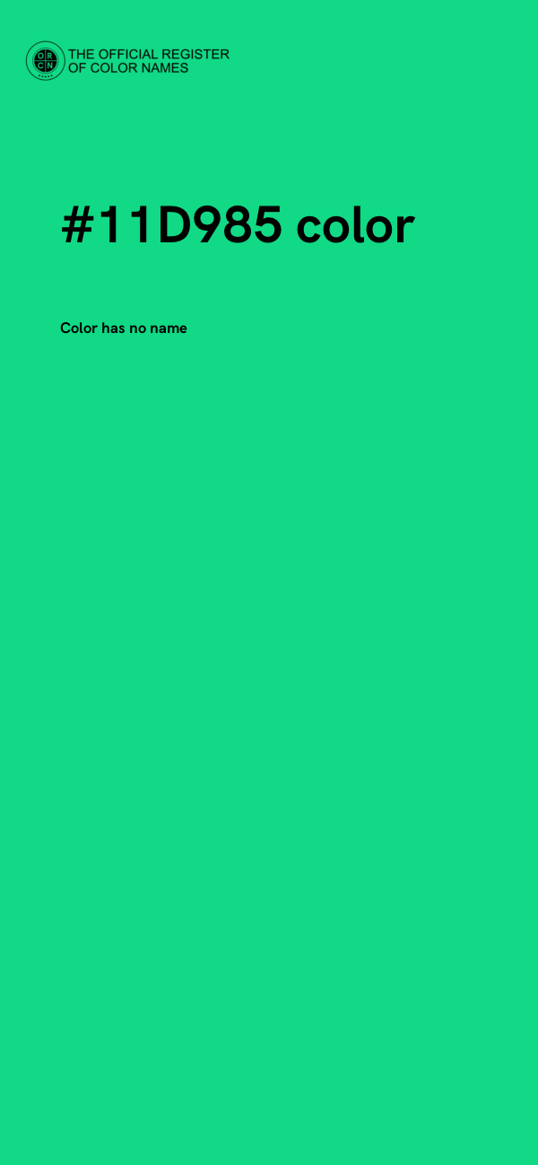 #11D985 color image