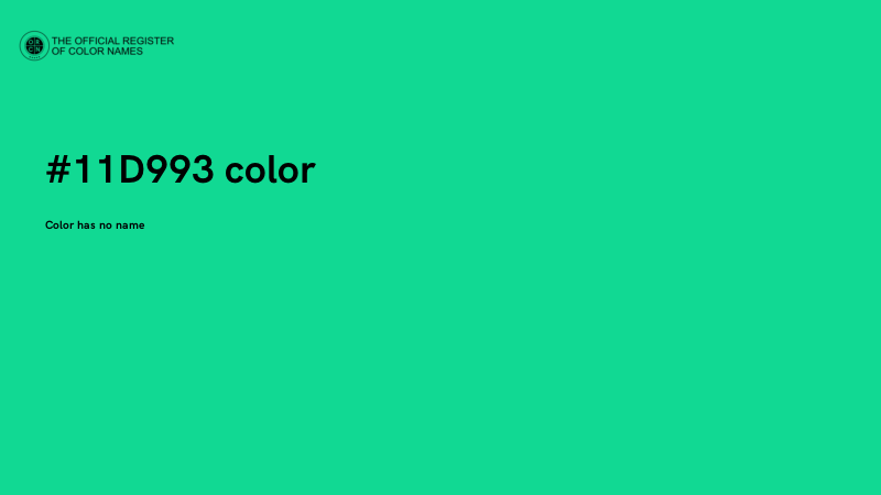 #11D993 color image