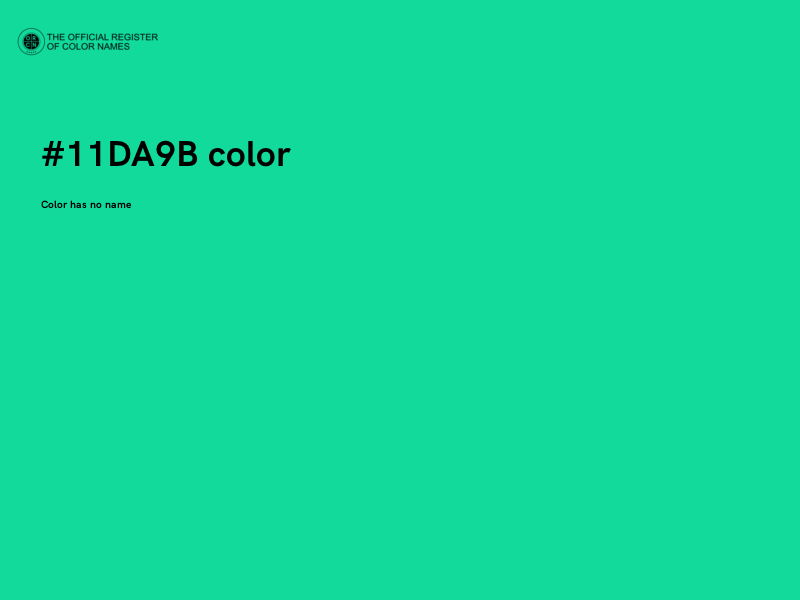 #11DA9B color image