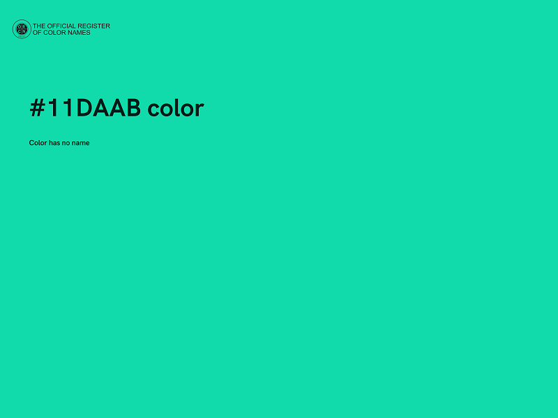 #11DAAB color image