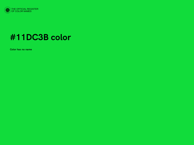 #11DC3B color image