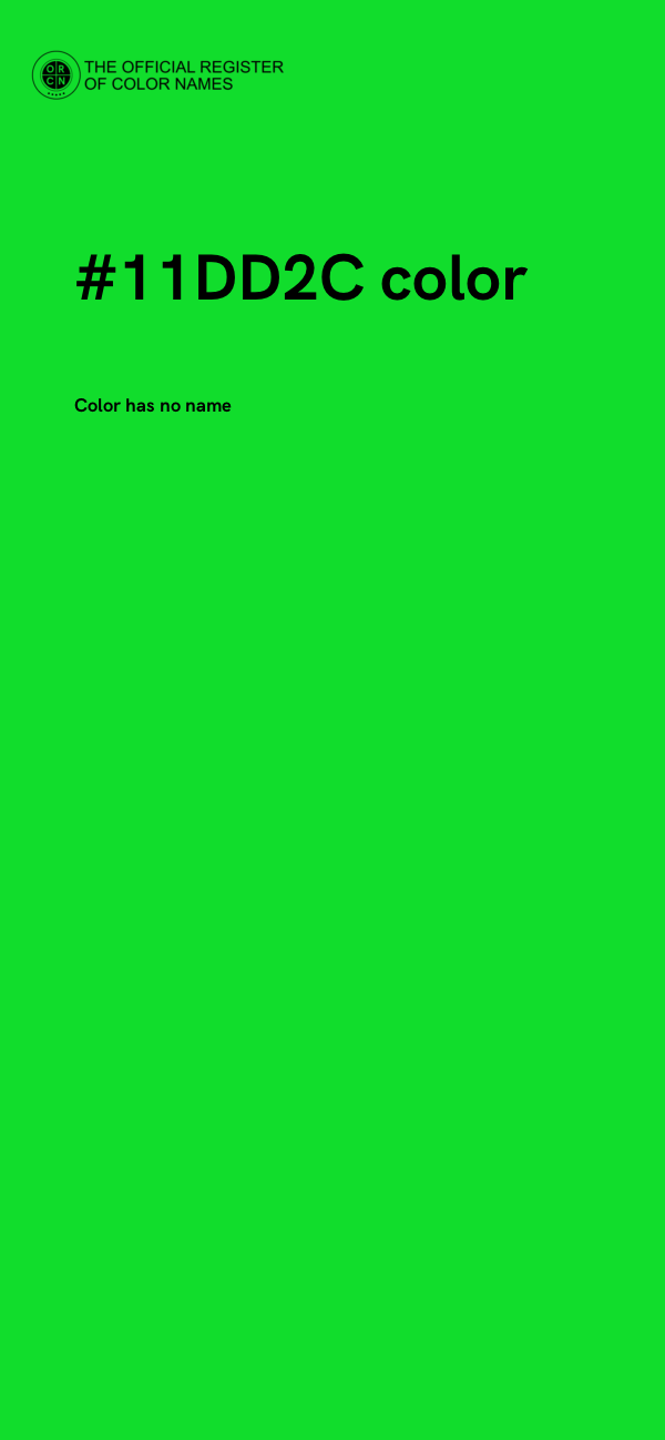 #11DD2C color image