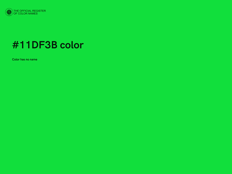 #11DF3B color image