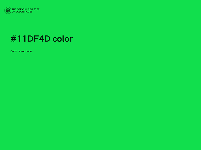 #11DF4D color image