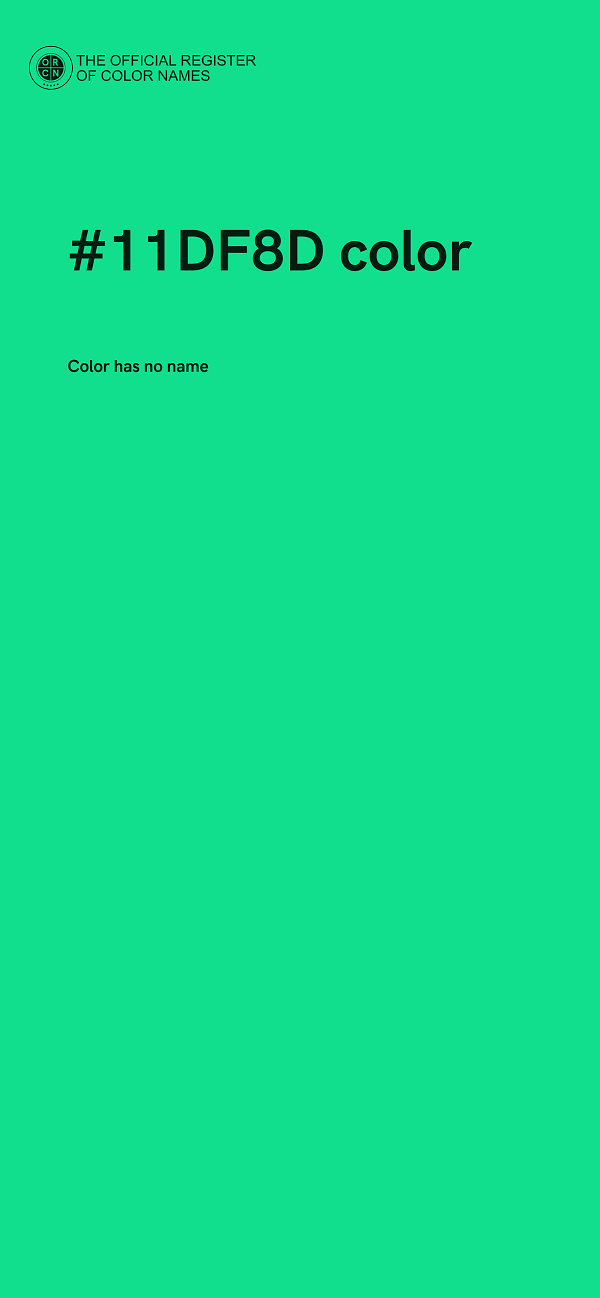 #11DF8D color image