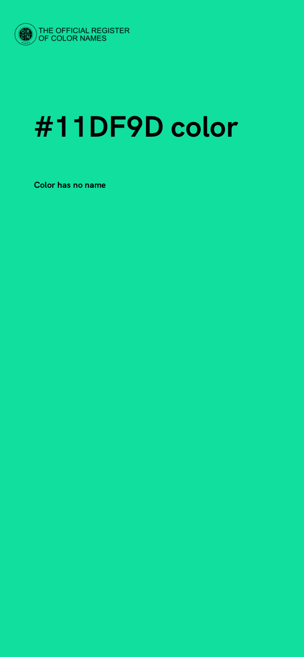 #11DF9D color image