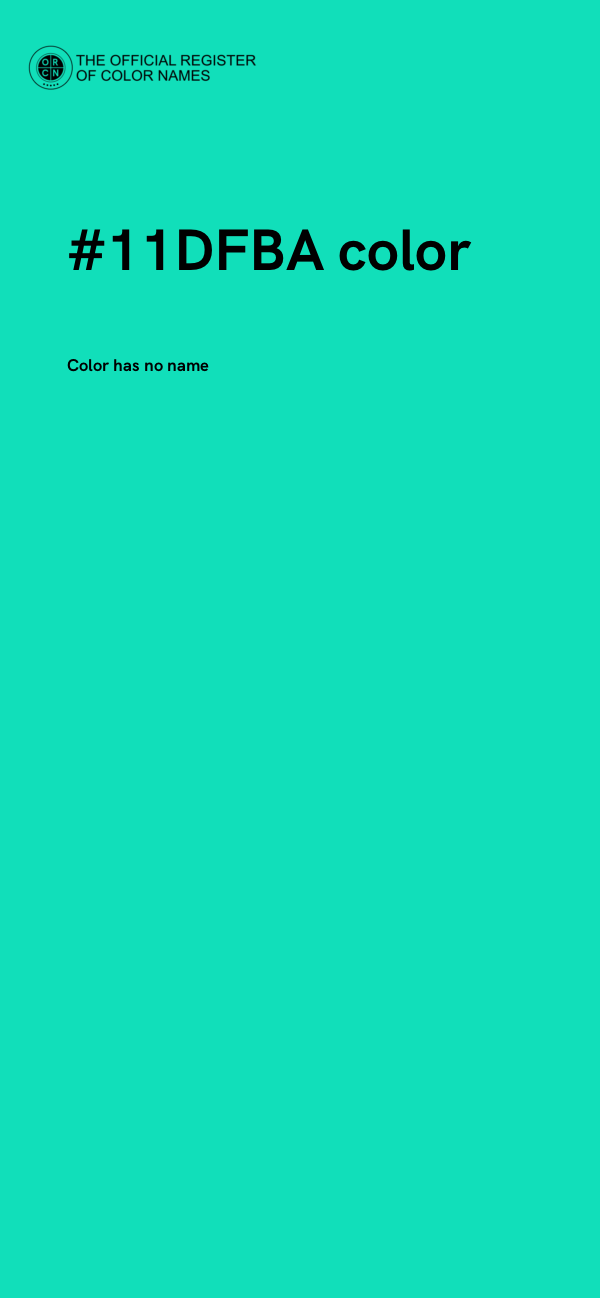 #11DFBA color image