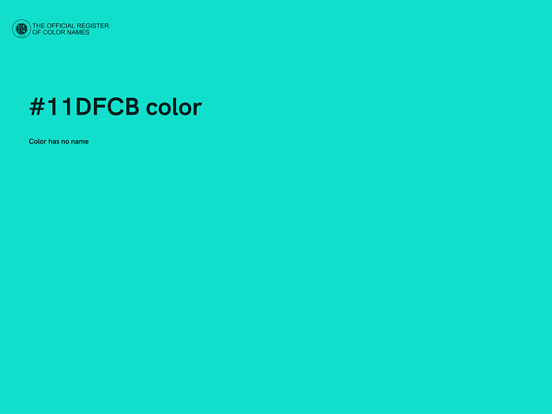 #11DFCB color image