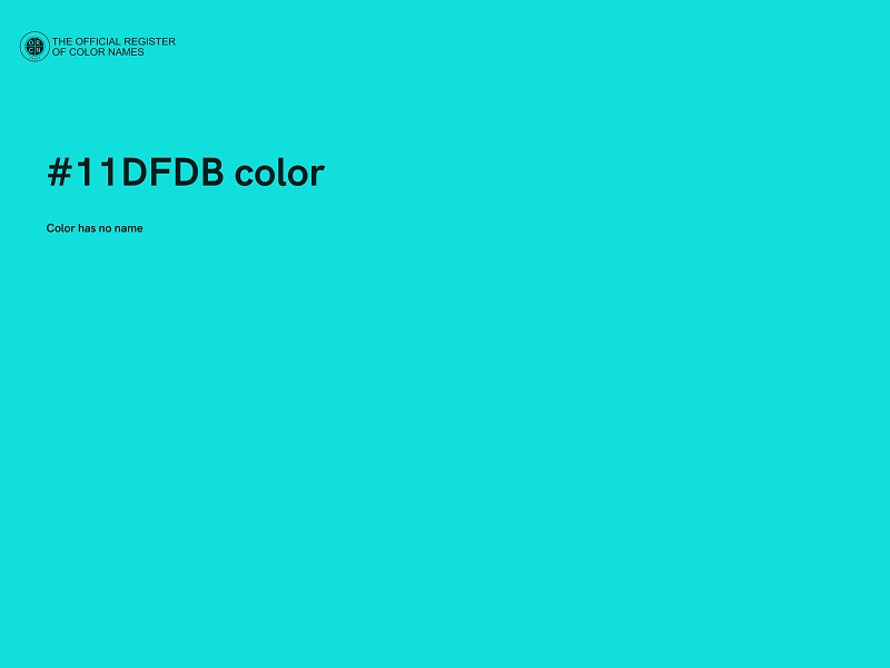 #11DFDB color image