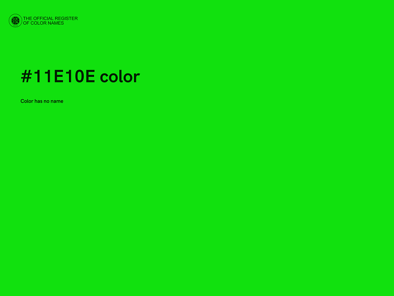 #11E10E color image