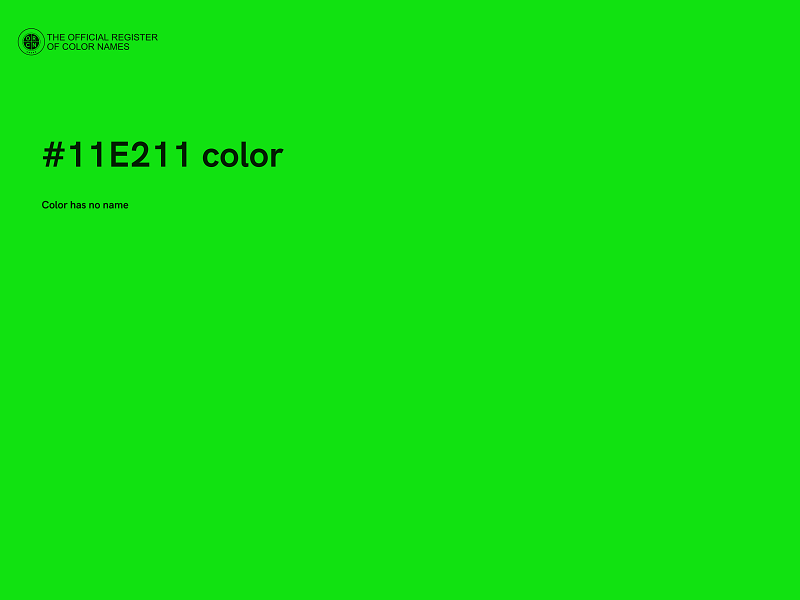 #11E211 color image