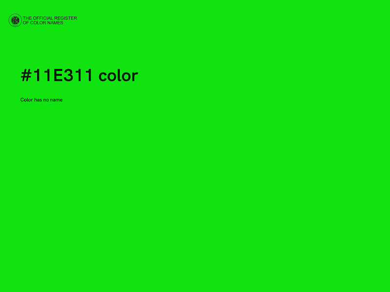 #11E311 color image