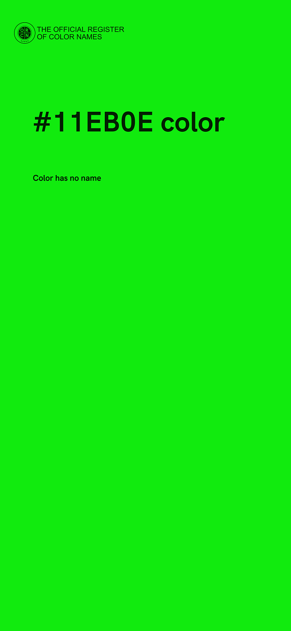 #11EB0E color image