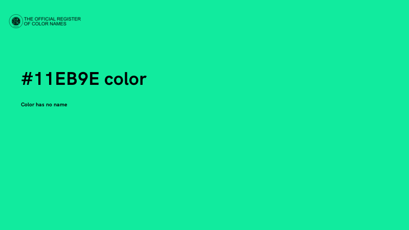 #11EB9E color image