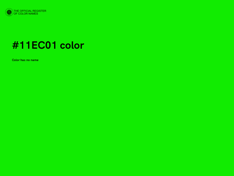 #11EC01 color image