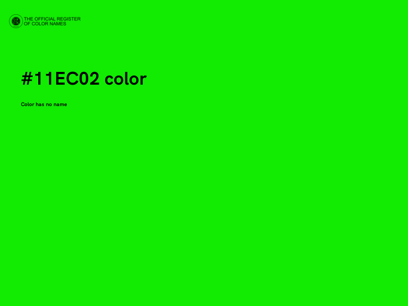 #11EC02 color image