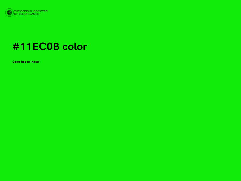 #11EC0B color image