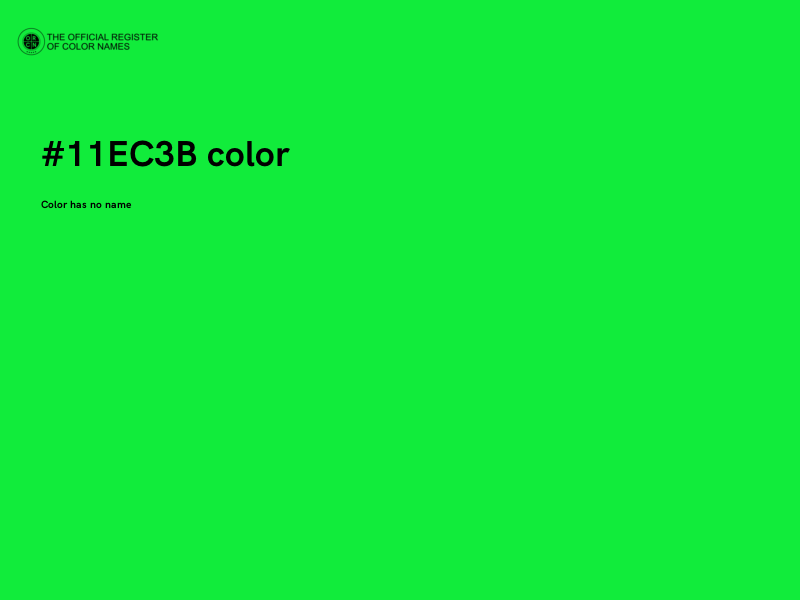 #11EC3B color image