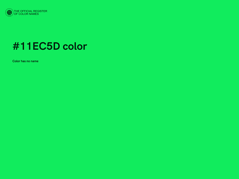 #11EC5D color image